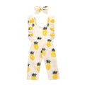 Pineapple Print Romper with Headband