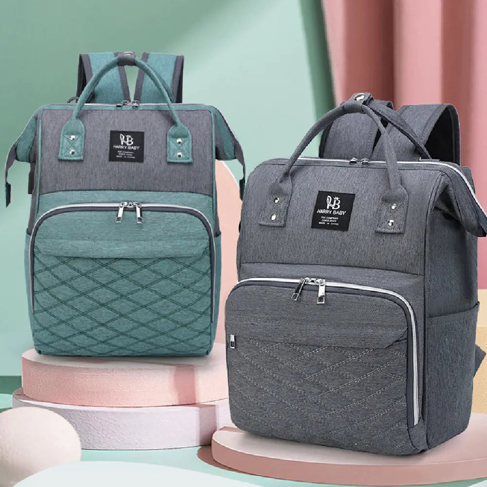 Large Capacity USB Rechargeable Diaper Bag