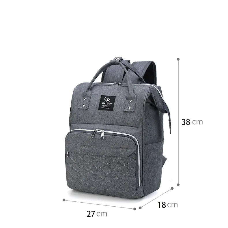 Large Capacity USB Rechargeable Diaper Bag