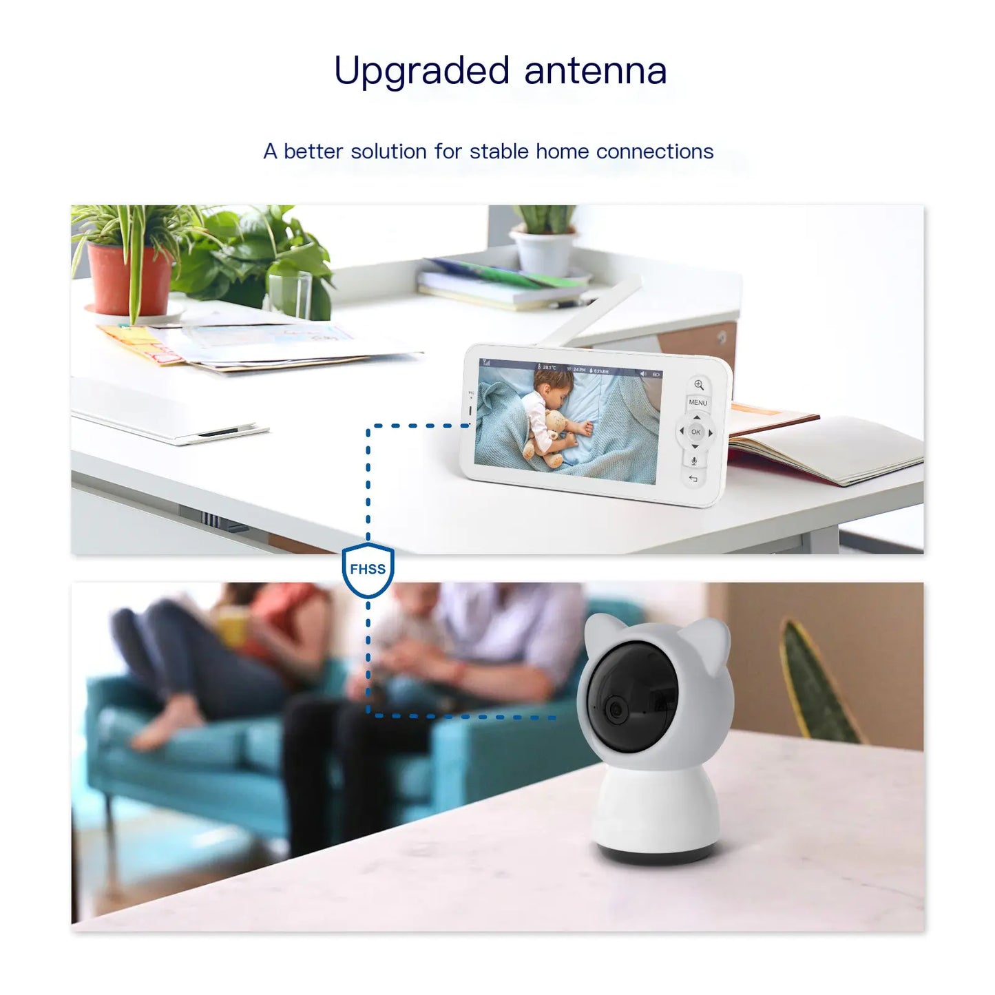New Private Model 5-Inch 720p HD Baby Monitor