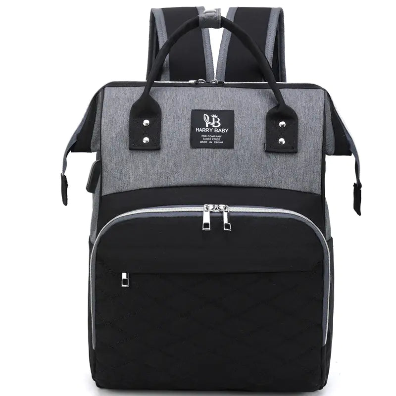 Large Capacity USB Rechargeable Diaper Bag